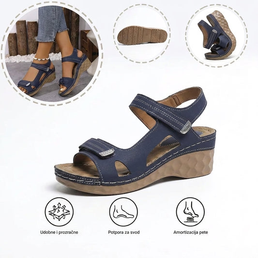 【⏰60% popusta danas!】👡 Ortopedske sandale WHITENTO® za europske žene ✅ Ergonomska potpora za svod stopala ✅ Podesiva širina ✅ Naglašava ljepotu stopala