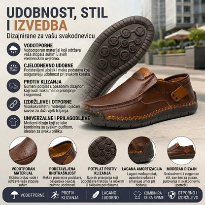 🔥 70% popusta – Ne propustite | Odabrana obuća od teleće kože – ortopedske cipele – 👞 – izdržljive, protuklizne i vodootporne | potpora svodu stopala, ublažavanje boli, unisex