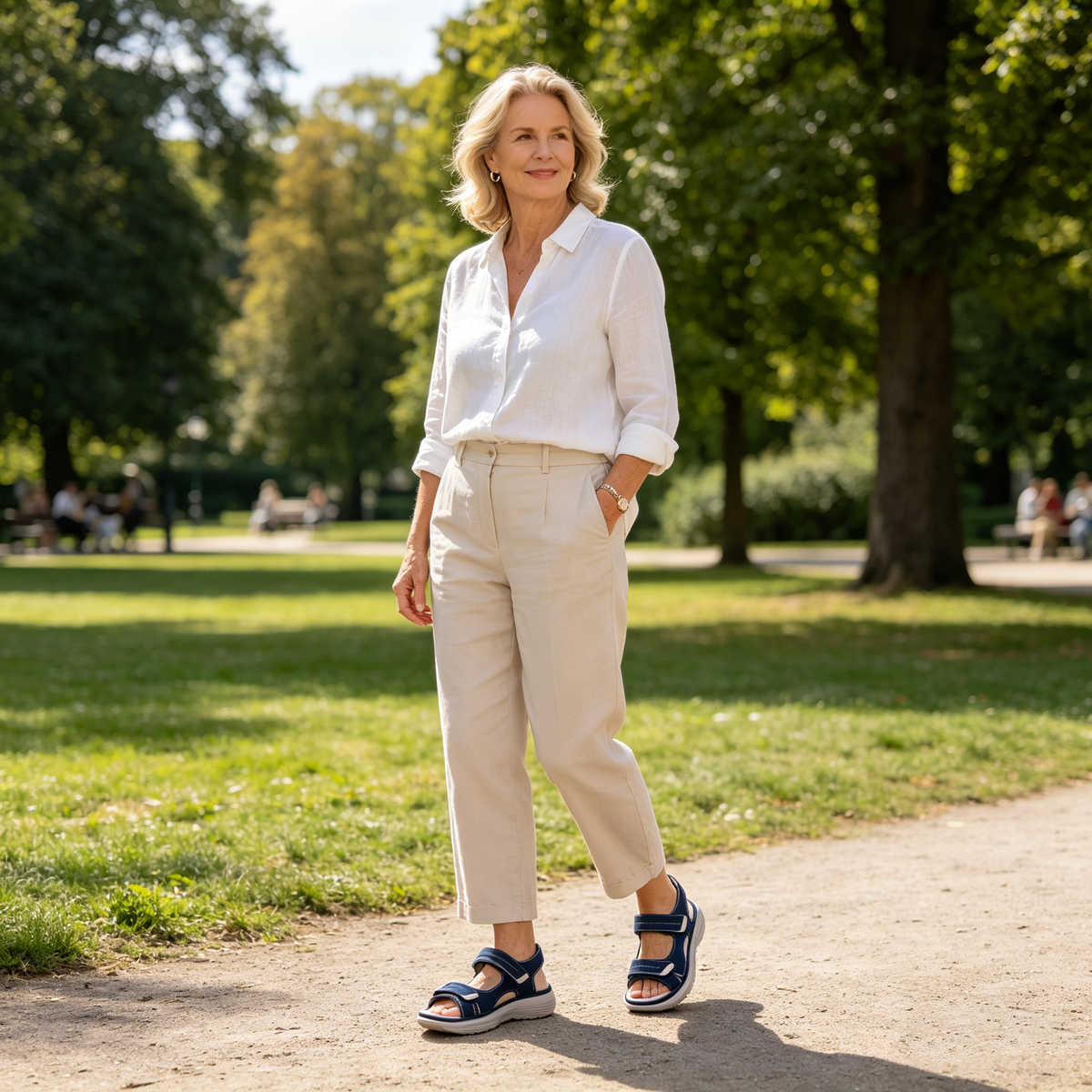 【⏰60% popusta danas!】👡 Ortopedske sandale WHITENTO® za europske žene ✅ Ergonomska potpora za svod stopala ✅ Podesiva širina ✅ Naglašava ljepotu stopala