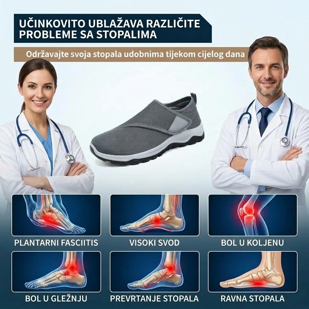 【⏰70% popusta danas! Ne propustite!】WHITENTO®Ergonomski dizajnirane ortopedske cipele za hodanje koje apsorbiraju udarce✅️Zdrave ortopedske cipele posebno dizajnirane za europske muškarce.