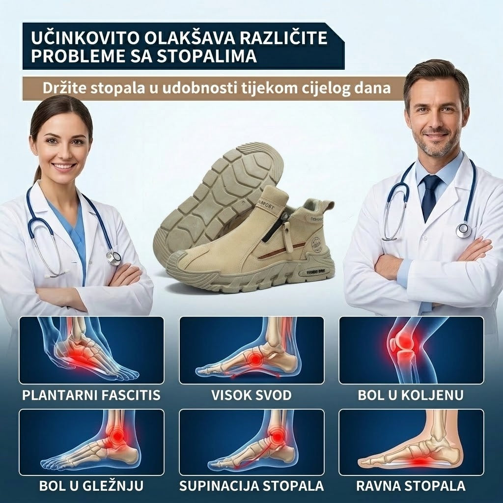 【⏰60% popusta danas! Ne propustite!】WHITENTO®Ergonomski dizajnirane ortopedske cipele za hodanje koje apsorbiraju udarce✅️Zdrave ortopedske cipele posebno dizajnirane za europske muškarce.