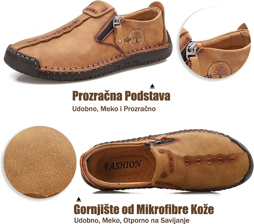 (🔥60% popusta danas - ne propustite!) WHITENTO® - Muške ortopedske cipele od prave kože ✅ Recite zbogom bolovima u stopalima i uživajte u cjelodnevnoj udobnosti!