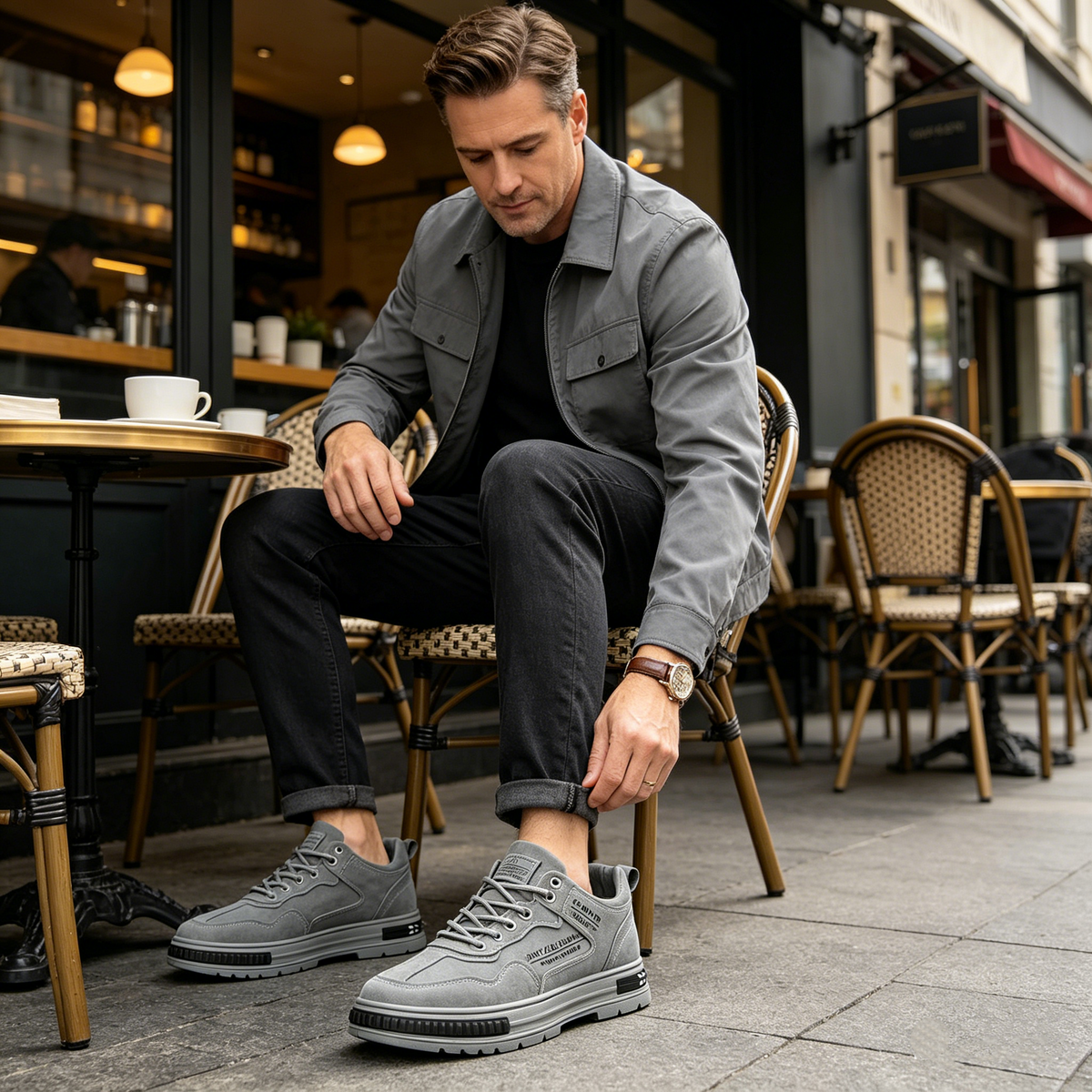 【⏰70% popusta danas! Ne propustite!】WHITENTO®Ergonomski dizajnirane ortopedske cipele za hodanje koje apsorbiraju udarce✅️Zdrave ortopedske cipele posebno dizajnirane za europske muškarce.
