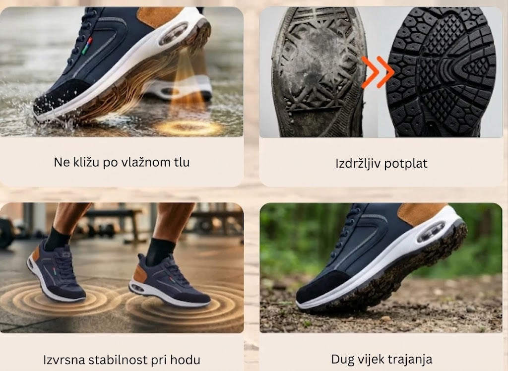 【⏰60% popusta danas! Ne propustite!】 WHITENTO®Ergonomski dizajnirane ortopedske cipele za hodanje koje apsorbiraju udarce✅️Zdrave ortopedske cipele posebno dizajnirane za europske muškarce.