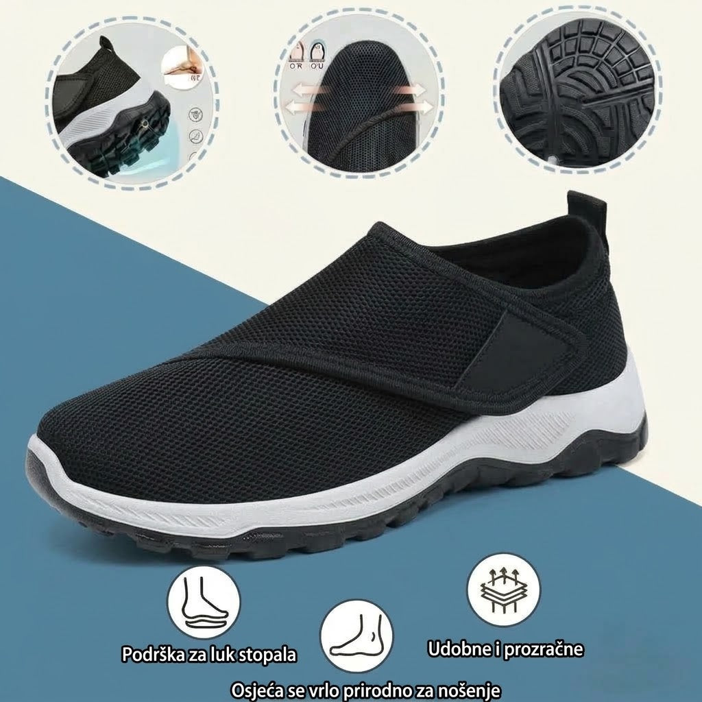 【⏰70% popusta danas! Ne propustite!】WHITENTO®Ergonomski dizajnirane ortopedske cipele za hodanje koje apsorbiraju udarce✅️Zdrave ortopedske cipele posebno dizajnirane za europske muškarce.
