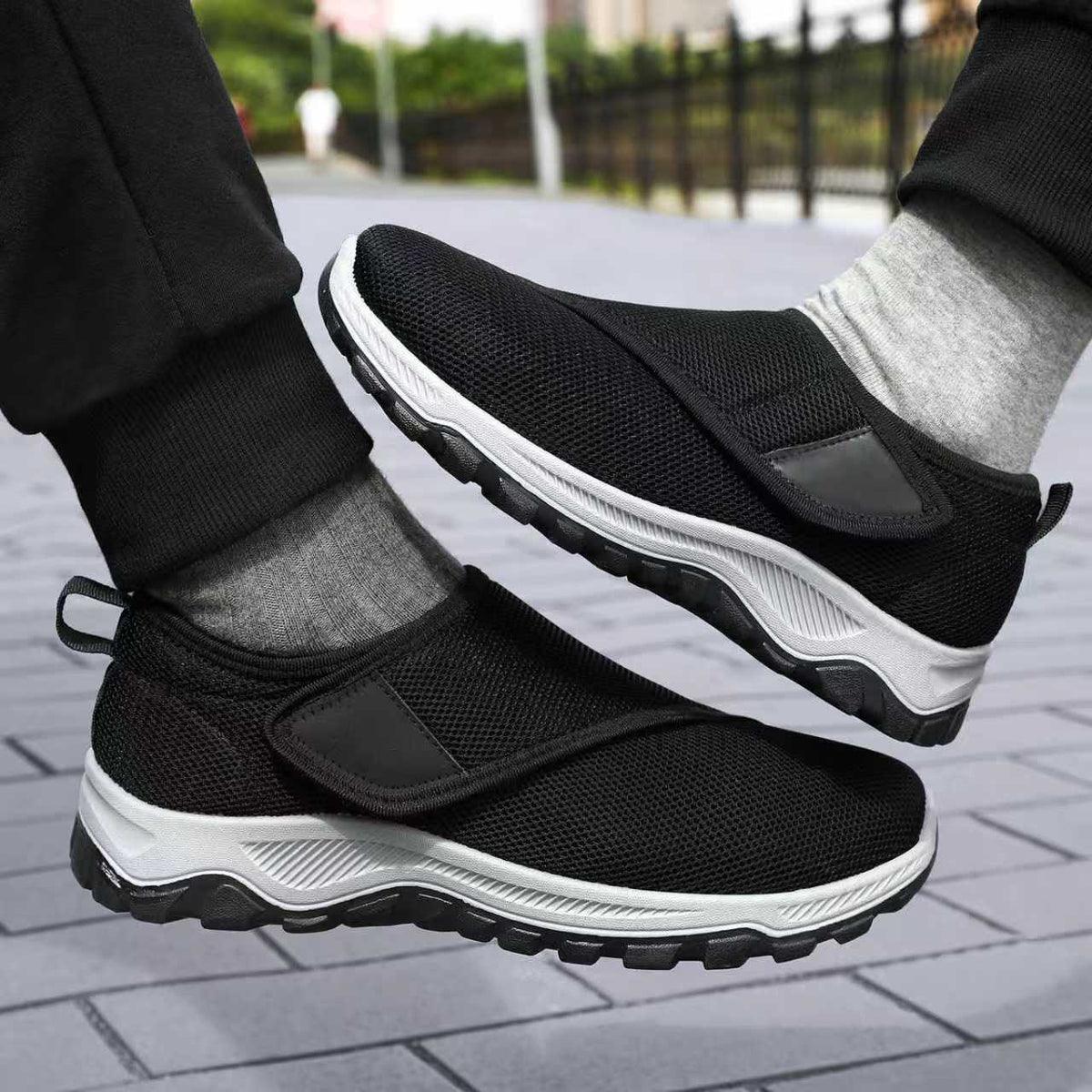 【⏰70% popusta danas! Ne propustite!】WHITENTO®Ergonomski dizajnirane ortopedske cipele za hodanje koje apsorbiraju udarce✅️Zdrave ortopedske cipele posebno dizajnirane za europske muškarce.