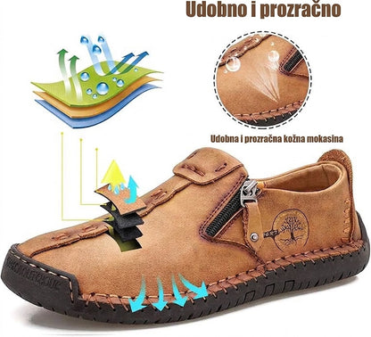 (🔥60% popusta danas - ne propustite!) WHITENTO® - Muške ortopedske cipele od prave kože ✅ Recite zbogom bolovima u stopalima i uživajte u cjelodnevnoj udobnosti!