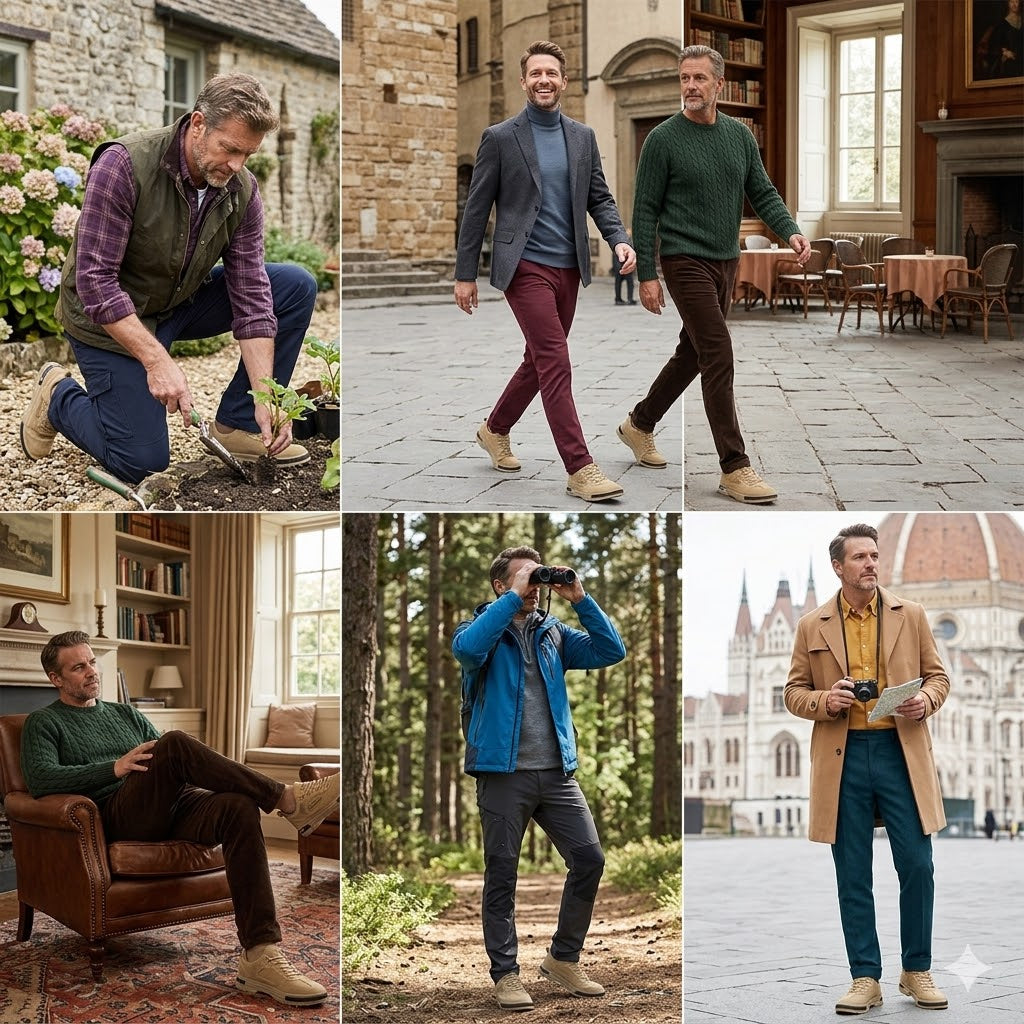 【⏰70% popusta danas! Ne propustite!】WHITENTO®Ergonomski dizajnirane ortopedske cipele za hodanje koje apsorbiraju udarce✅️Zdrave ortopedske cipele posebno dizajnirane za europske muškarce.