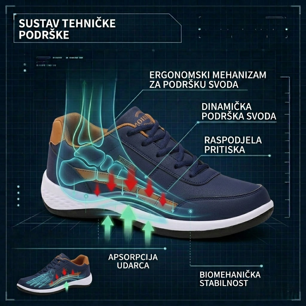 【⏰60% popusta danas! Ne propustite!】Ergonomski dizajnirane ortopedske cipele za hodanje koje apsorbiraju udarce✅️Zdrave ortopedske cipele posebno dizajnirane za europske muškarce.