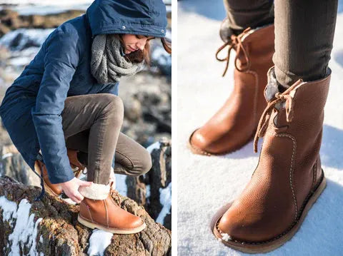 (🔥Ponuda ograničenog trajanja: 70% popusta - Ne propustite!)⏰ - Mekane i udobne tople cipele od ovčje kože u retro stilu✅zimná fleecová podšívka + ručne šité👞 (s potporom za svod stopala za lakše hodanje)