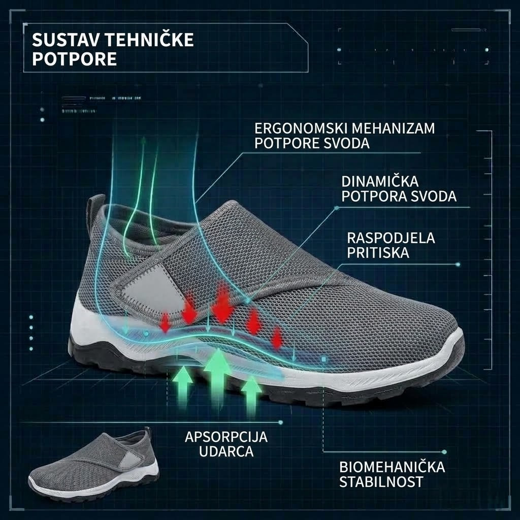 【⏰70% popusta danas! Ne propustite!】WHITENTO®Ergonomski dizajnirane ortopedske cipele za hodanje koje apsorbiraju udarce✅️Zdrave ortopedske cipele posebno dizajnirane za europske muškarce.