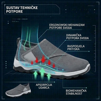 【⏰70% popusta danas! Ne propustite!】WHITENTO®Ergonomski dizajnirane ortopedske cipele za hodanje koje apsorbiraju udarce✅️Zdrave ortopedske cipele posebno dizajnirane za europske muškarce.