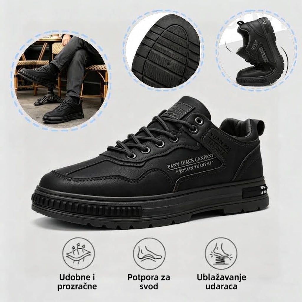 【⏰70% popusta danas! Ne propustite!】WHITENTO®Ergonomski dizajnirane ortopedske cipele za hodanje koje apsorbiraju udarce✅️Zdrave ortopedske cipele posebno dizajnirane za europske muškarce.