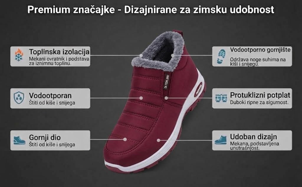 (🎉 Posebna ponuda za danas: 70 % popusta – ne propustite!) ⏰ Ergonomske ortopedske zimske cipele koje učinkovito ublažavaju bolove u stopalima, koljenima i leđima ✅ prikladne za muškarce i žene.