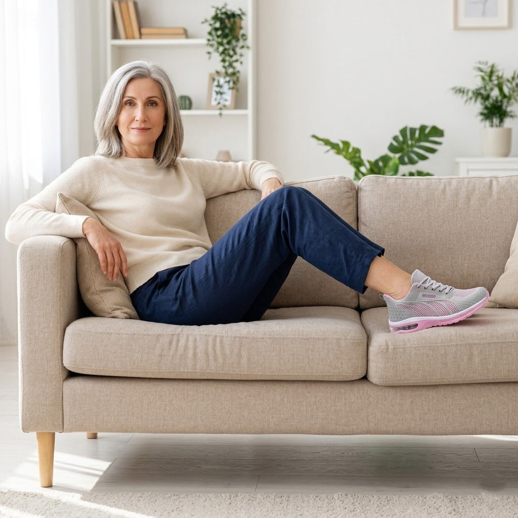【⏰60% popusta danas! Ne propustite!】WHITENTO® Ergonomski dizajnirane ortopedske cipele za hodanje s zračnim jastučićima✅️ Zdrave ortopedske cipele posebno dizajnirane za europske žene.