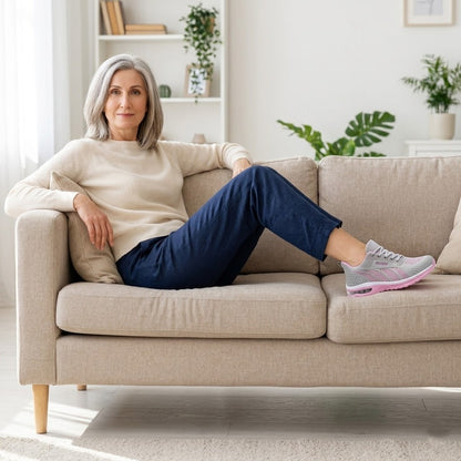 【⏰60% popusta danas! Ne propustite!】WHITENTO® Ergonomski dizajnirane ortopedske cipele za hodanje s zračnim jastučićima✅️ Zdrave ortopedske cipele posebno dizajnirane za europske žene.