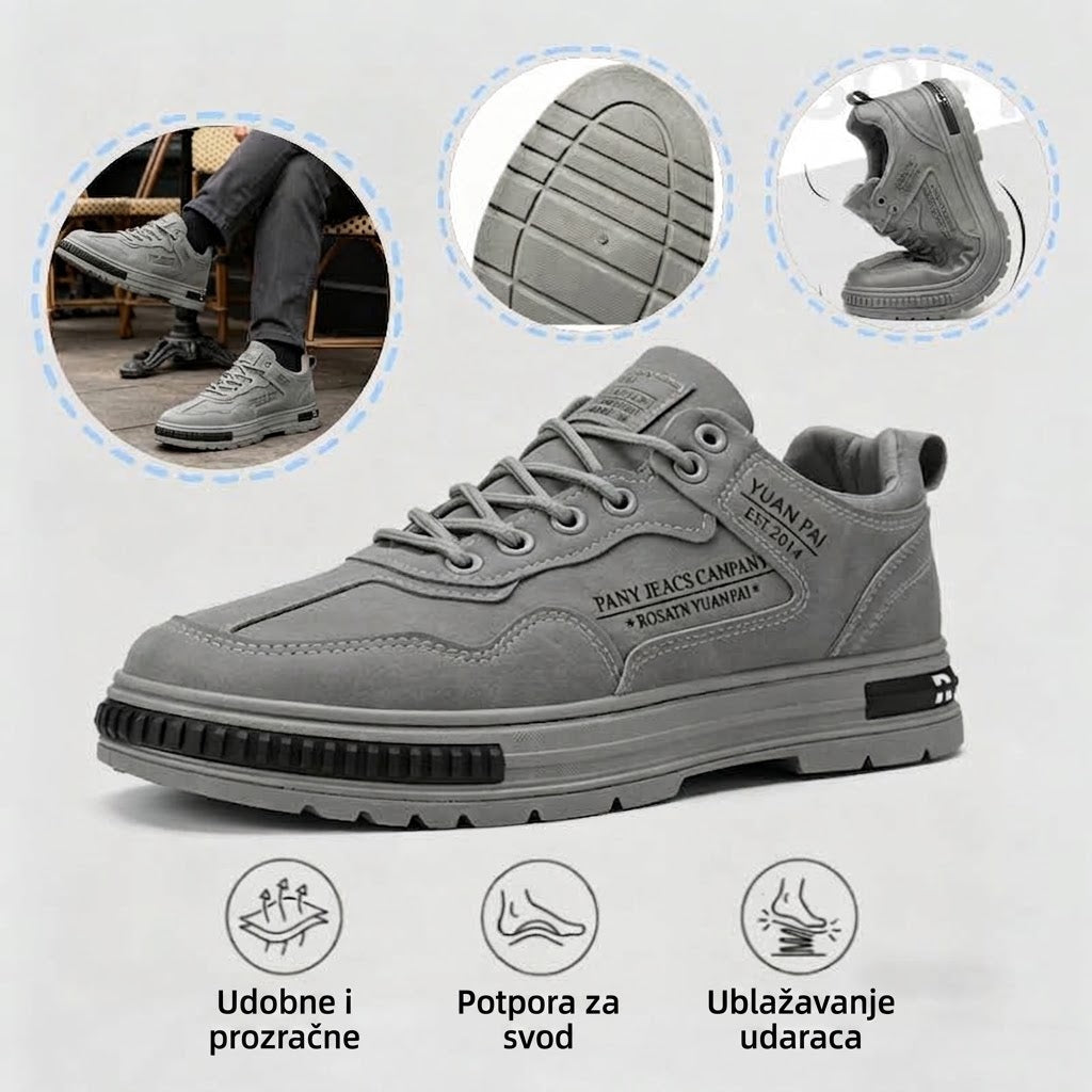 【⏰70% popusta danas! Ne propustite!】WHITENTO®Ergonomski dizajnirane ortopedske cipele za hodanje koje apsorbiraju udarce✅️Zdrave ortopedske cipele posebno dizajnirane za europske muškarce.