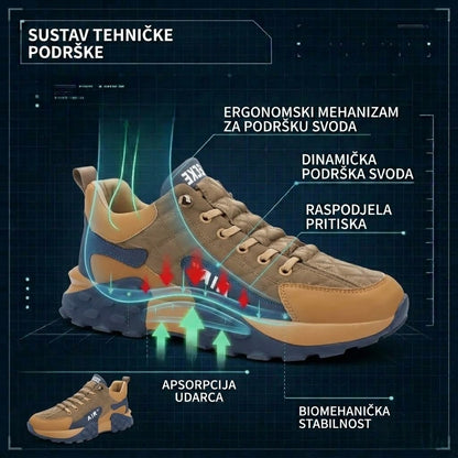 【⏰60% popusta danas! Ne propustite!】 WHITENTO®Ergonomski dizajnirane ortopedske cipele za hodanje koje apsorbiraju udarce✅️Zdrave ortopedske cipele posebno dizajnirane za europske muškarce.