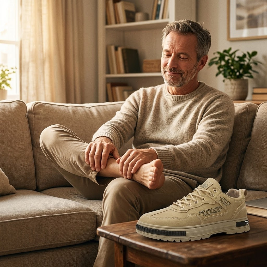 【⏰70% popusta danas! Ne propustite!】WHITENTO®Ergonomski dizajnirane ortopedske cipele za hodanje koje apsorbiraju udarce✅️Zdrave ortopedske cipele posebno dizajnirane za europske muškarce.