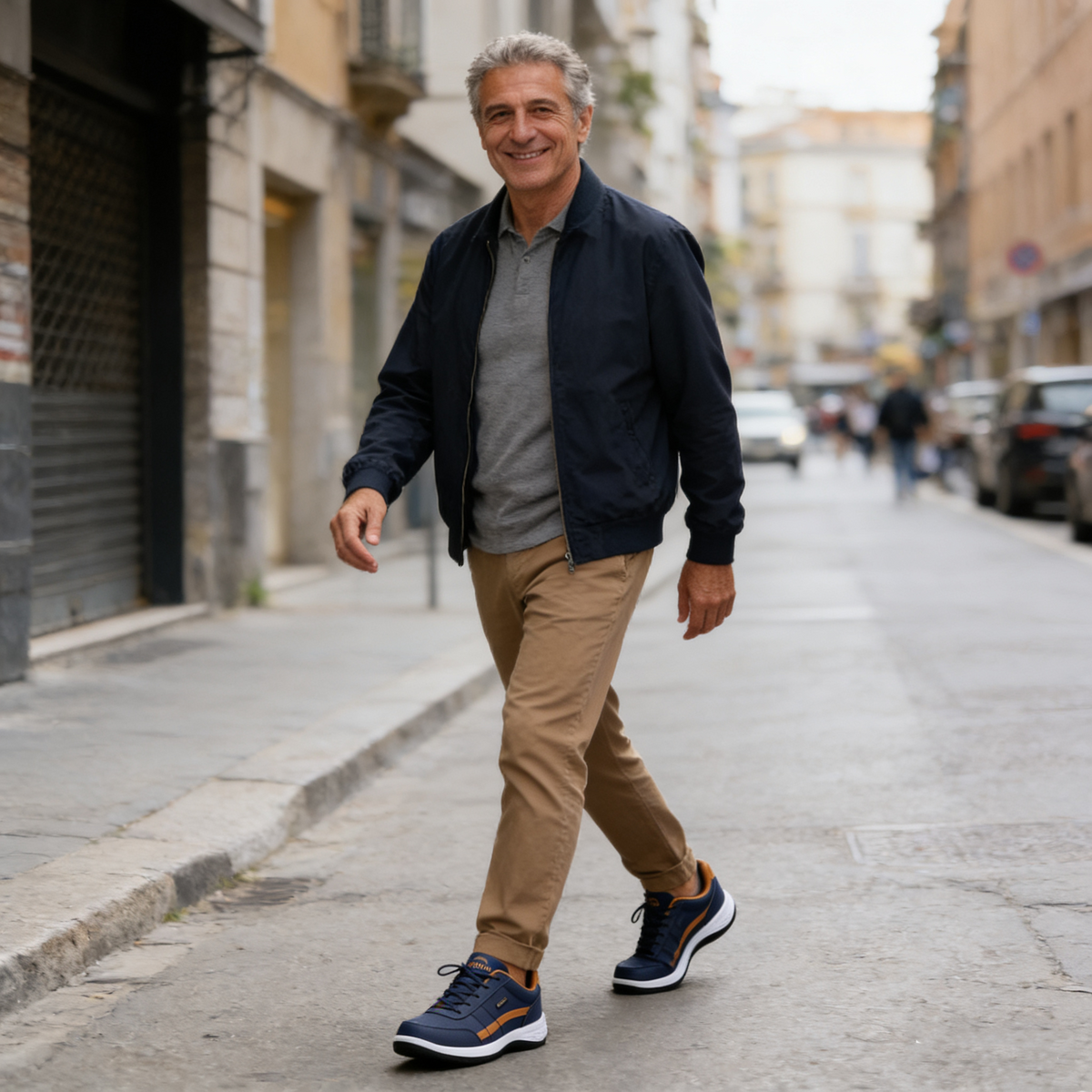 【⏰60% popusta danas! Ne propustite!】Ergonomski dizajnirane ortopedske cipele za hodanje koje apsorbiraju udarce✅️Zdrave ortopedske cipele posebno dizajnirane za europske muškarce.