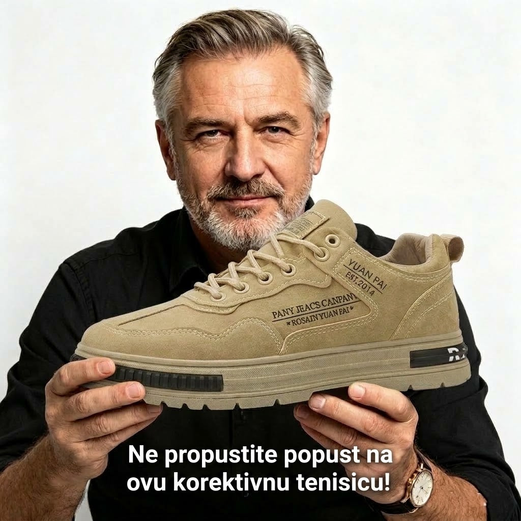 【⏰70% popusta danas! Ne propustite!】WHITENTO®Ergonomski dizajnirane ortopedske cipele za hodanje koje apsorbiraju udarce✅️Zdrave ortopedske cipele posebno dizajnirane za europske muškarce.