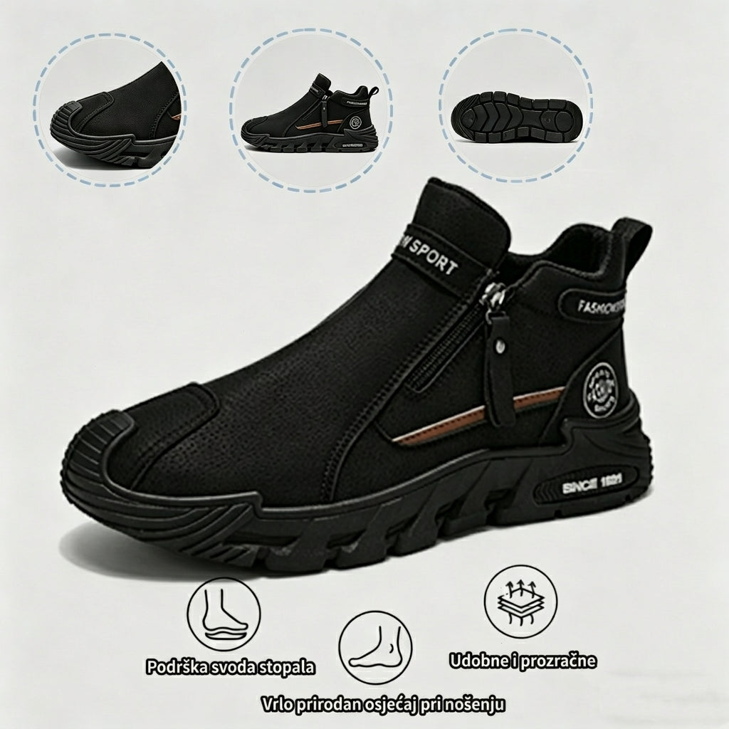 【⏰60% popusta danas! Ne propustite!】WHITENTO®Ergonomski dizajnirane ortopedske cipele za hodanje koje apsorbiraju udarce✅️Zdrave ortopedske cipele posebno dizajnirane za europske muškarce.