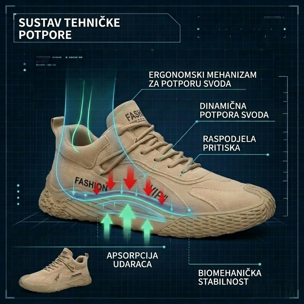 【⏰60% popusta danas! Ne propustite!】WHITENTO®Ergonomski dizajnirane ortopedske cipele za hodanje koje apsorbiraju udarce✅️Zdrave ortopedske cipele posebno dizajnirane za europske muškarce.