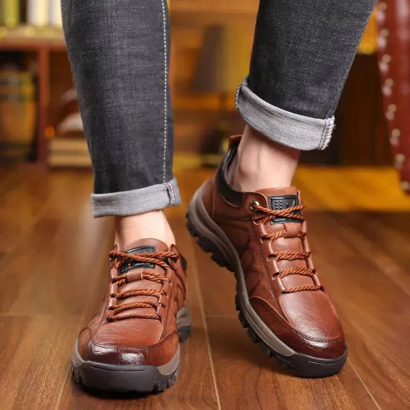 ⏰Zadnji dan! 70% popusta!⏰ Autentične australske ortopedske cipele, izrađene od teleće kože👞 Potpora svodu stopala - ublažava bolove u leđima, zglobovima i stopalima✅