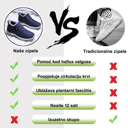 (🎉 Posebna ponuda za danas: 70 % popusta – ne propustite!) ⏰ Ergonomske ortopedske zimske cipele koje učinkovito ublažavaju bolove u stopalima, koljenima i leđima ✅ prikladne za muškarce i žene.