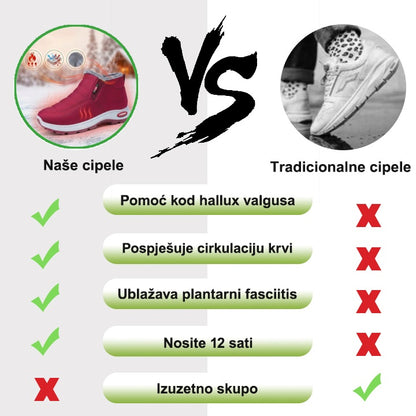 (🎉 Posebna ponuda za danas: 70 % popusta – ne propustite!) ⏰ Ergonomske ortopedske zimske cipele koje učinkovito ublažavaju bolove u stopalima, koljenima i leđima ✅ prikladne za muškarce i žene.