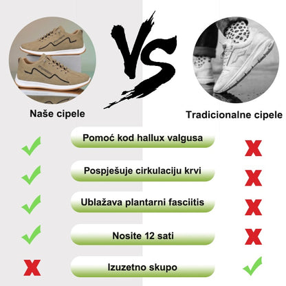 【⏰60% popusta danas! Ne propustite!】WHITENTO® Ergonomski dizajnirane ortopedske cipele za hodanje✅️Zdrave ortopedske cipele posebno dizajnirane za europske muškarce.