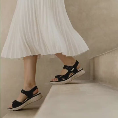 【⏰60% popusta danas!】👡 Ortopedske sandale WHITENTO® za europske žene ✅ Ergonomska potpora za svod stopala ✅ Podesiva širina ✅ Naglašava ljepotu stopala