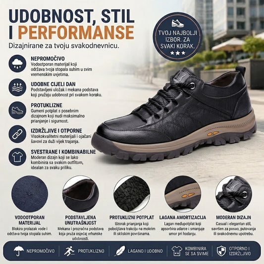 ⏰Zadnji dan! 70% popusta!⏰ Autentične australske ortopedske cipele, izrađene od teleće kože👞 Potpora svodu stopala - ublažava bolove u leđima, zglobovima i stopalima✅