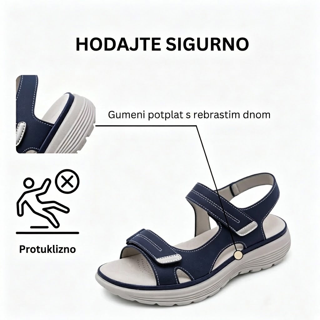 【⏰60% popusta danas!】👡 Ortopedske sandale WHITENTO® za europske žene ✅ Ergonomska potpora za svod stopala ✅ Podesiva širina ✅ Naglašava ljepotu stopala