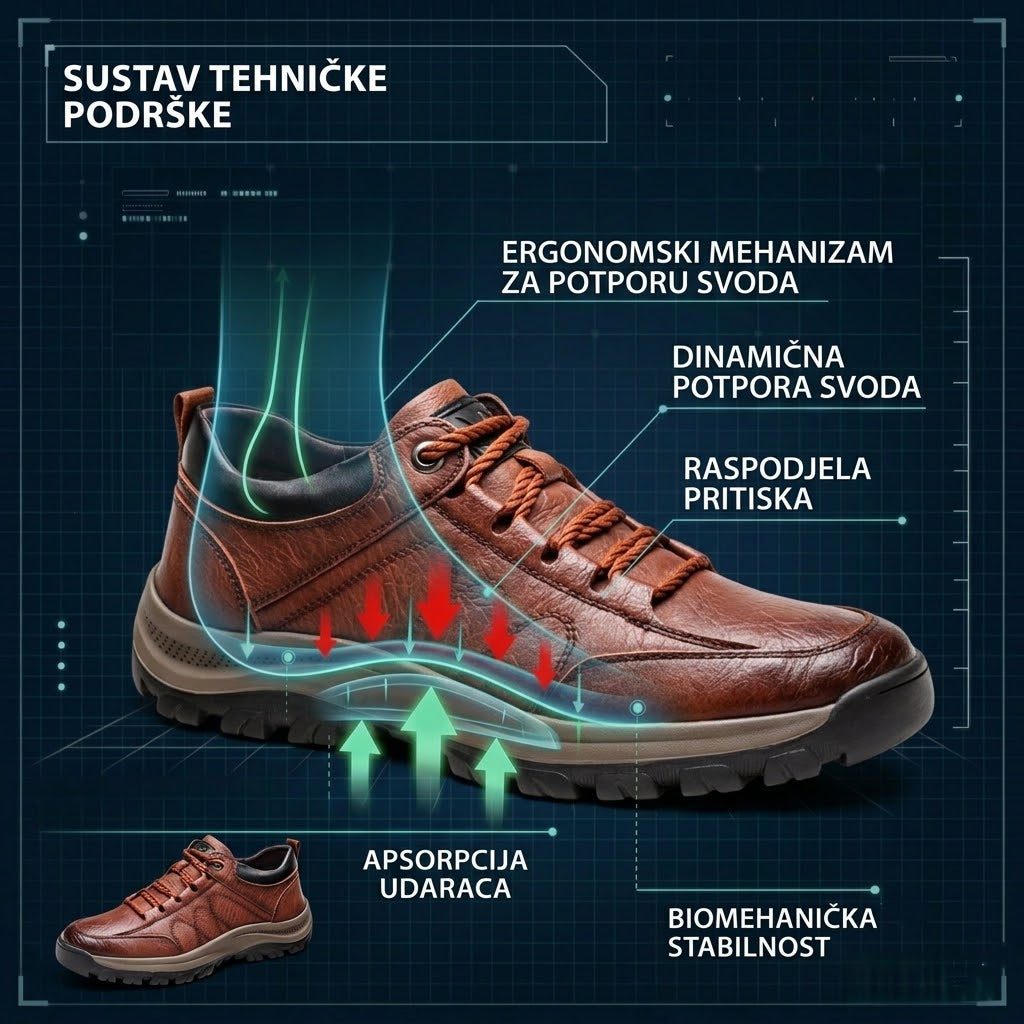 ⏰Zadnji dan! 70% popusta!⏰ Autentične australske ortopedske cipele, izrađene od teleće kože👞 Potpora svodu stopala - ublažava bolove u leđima, zglobovima i stopalima✅