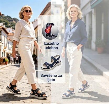 【⏰60% popusta danas!】👡 Ortopedske sandale WHITENTO® za europske žene ✅ Ergonomska potpora za svod stopala ✅ Podesiva širina ✅ Naglašava ljepotu stopala